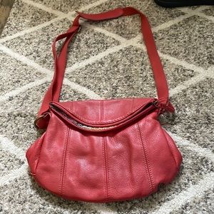 The Sak red leather hobo bag. Perfect condition.